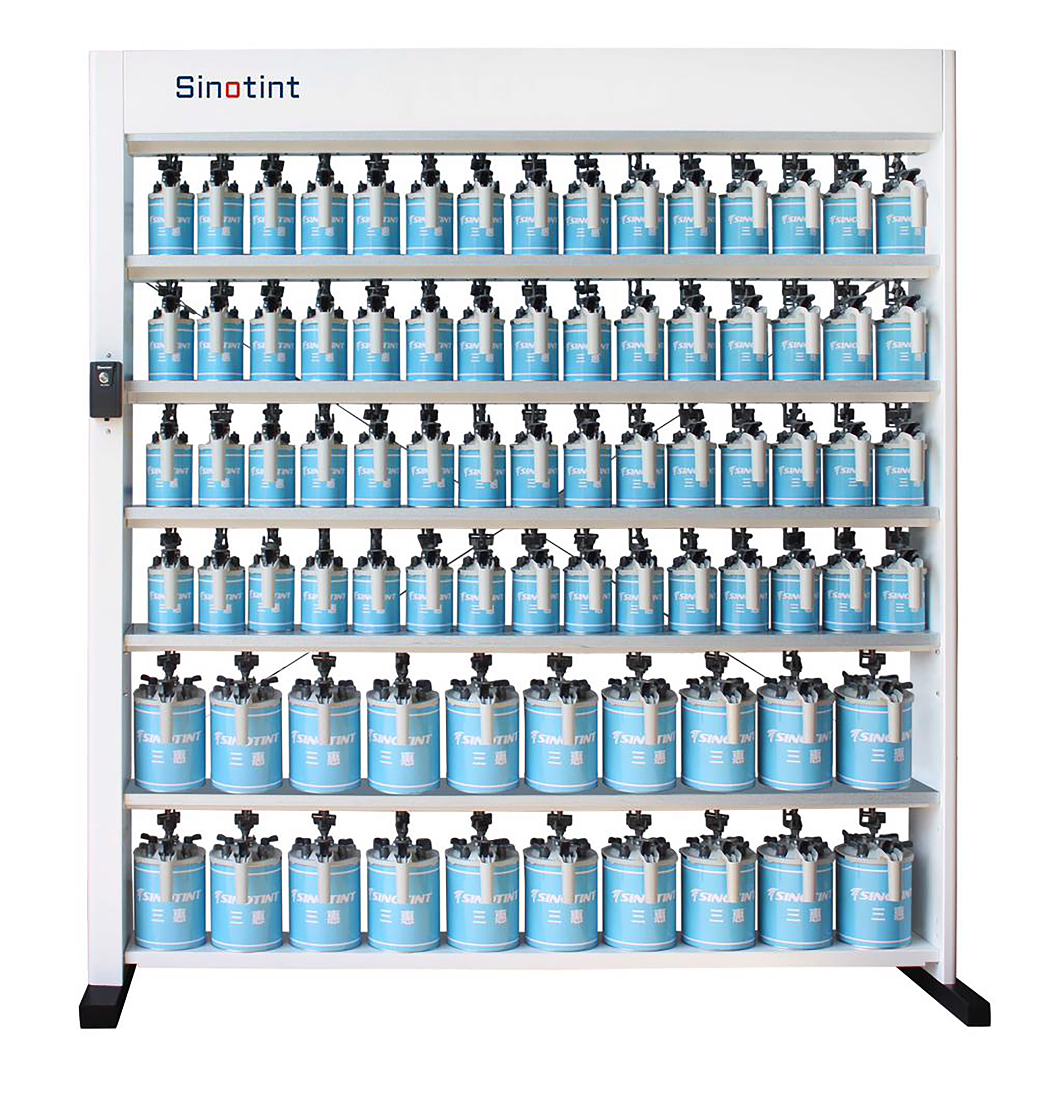 Sanhua Color Mixing Mixer 84 Head Mezclador de mezcla de color Sanhua 84 Cabeza