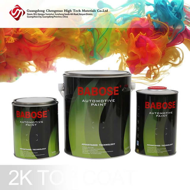 Hot Saless China Factory Price 2K Colors Solid Colors Pintura automotriz para Refinish