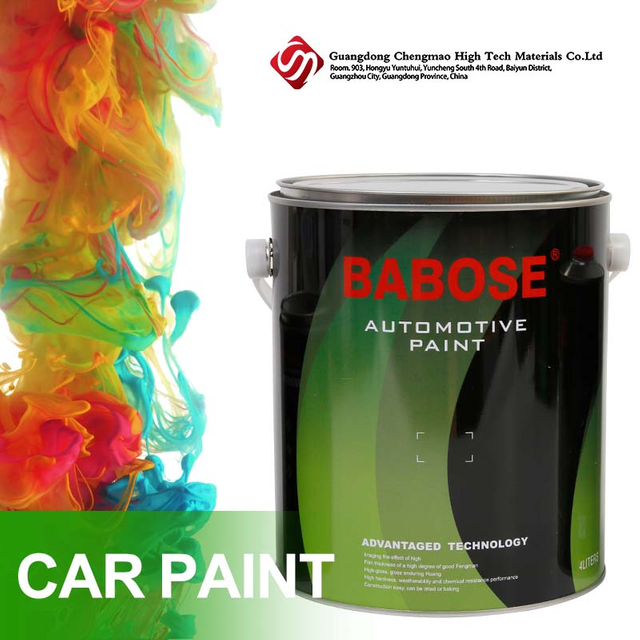 Chengmao 1K Metálico Pintura de pintura de automóvil acrílico metálico Producto de recubrimiento automático Pintura de solvente acrílico para la reparación del cuerpo del automóvil