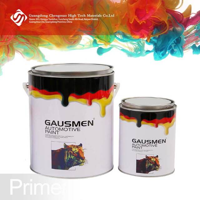 Primer epoxi automotriz Primer resistente al clima resistente a la acorrosión óxido de óxido de acero inoxidable taller de reparación de metal de hierro 4s Tienda de pintura de retoque Pintura