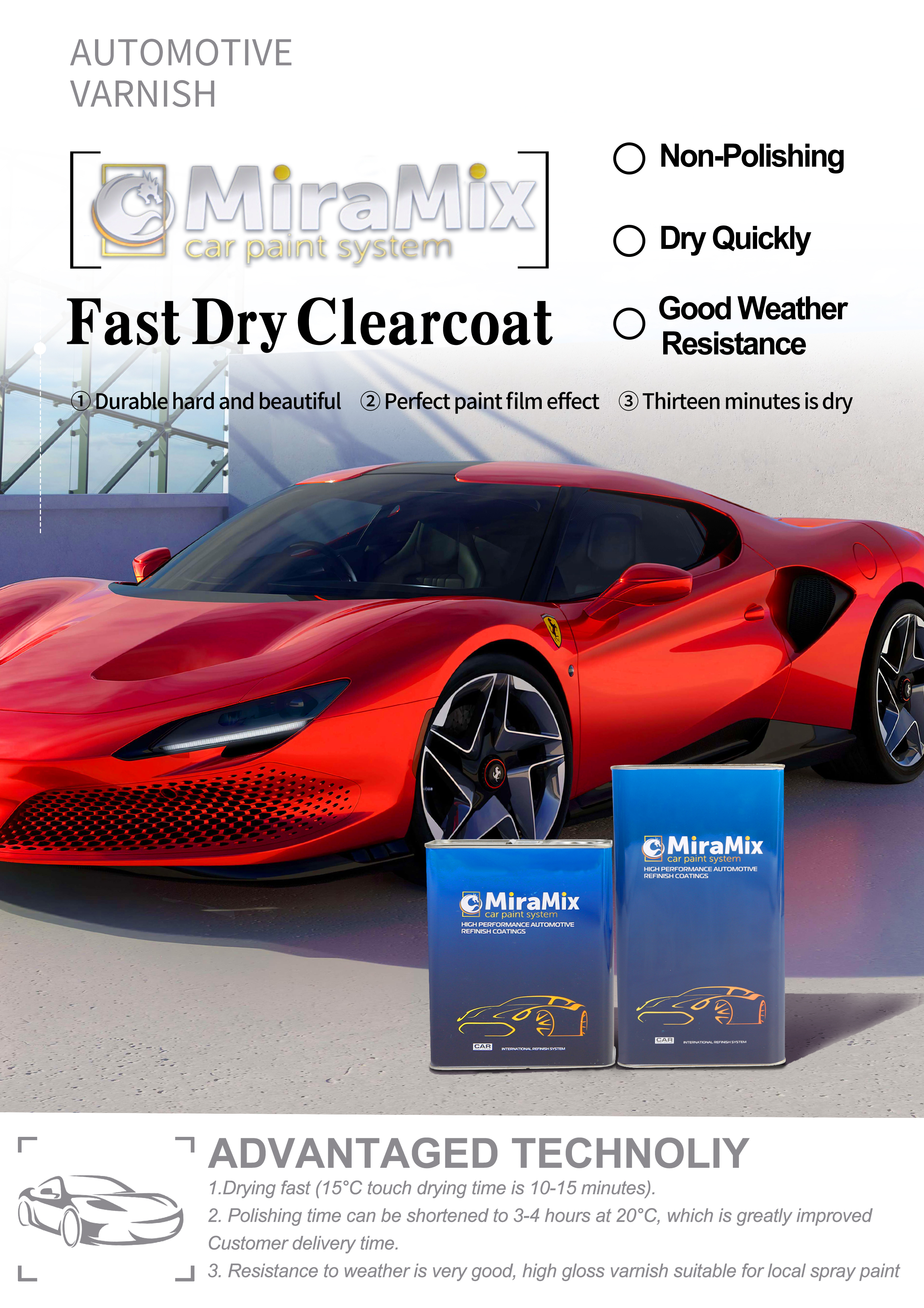 Clearcoatx seco rápido
