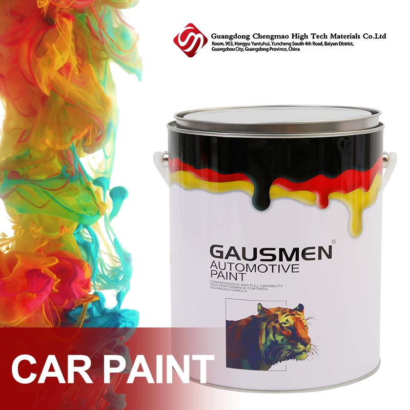 Pintura para carrocería de automóvil 1K Pintura acrílica roja: pintura roja de alta calidad para la restauración de la superficie automática