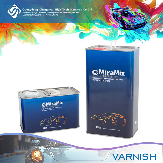Pintura para automóviles de colores de Guangzhou Factory, ClearCoat 0.5L-5L