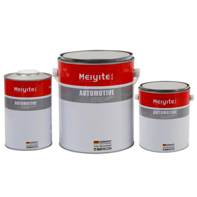 2K Pintura de automóvil roja brillante capa superior duradera resistente a los arañazos y vibrantes