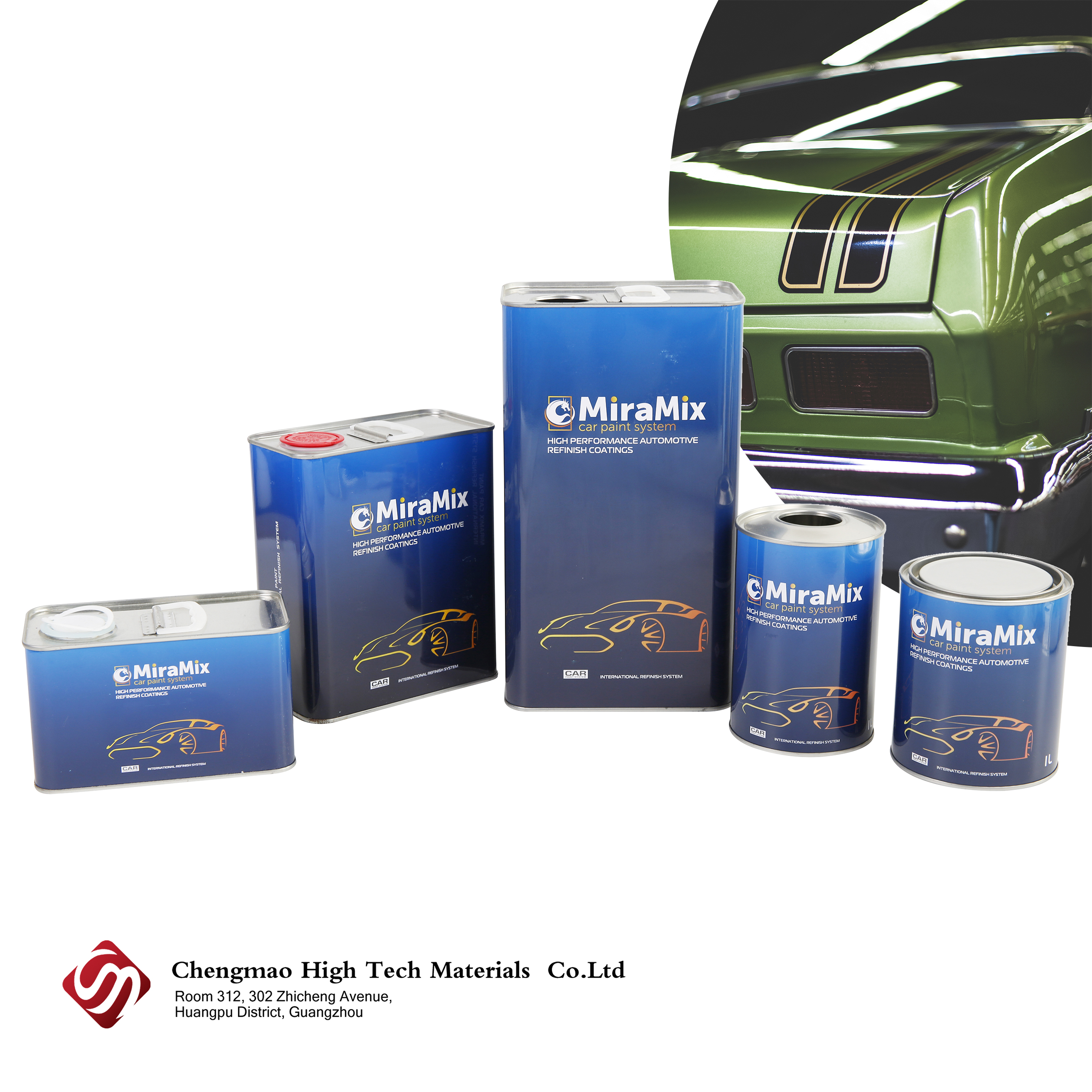 Varizante acrílico automotriz Estándar endurecedor seco CAR REFINISO CABA transparente Solvente delgada para pintura automática de 1k 2k