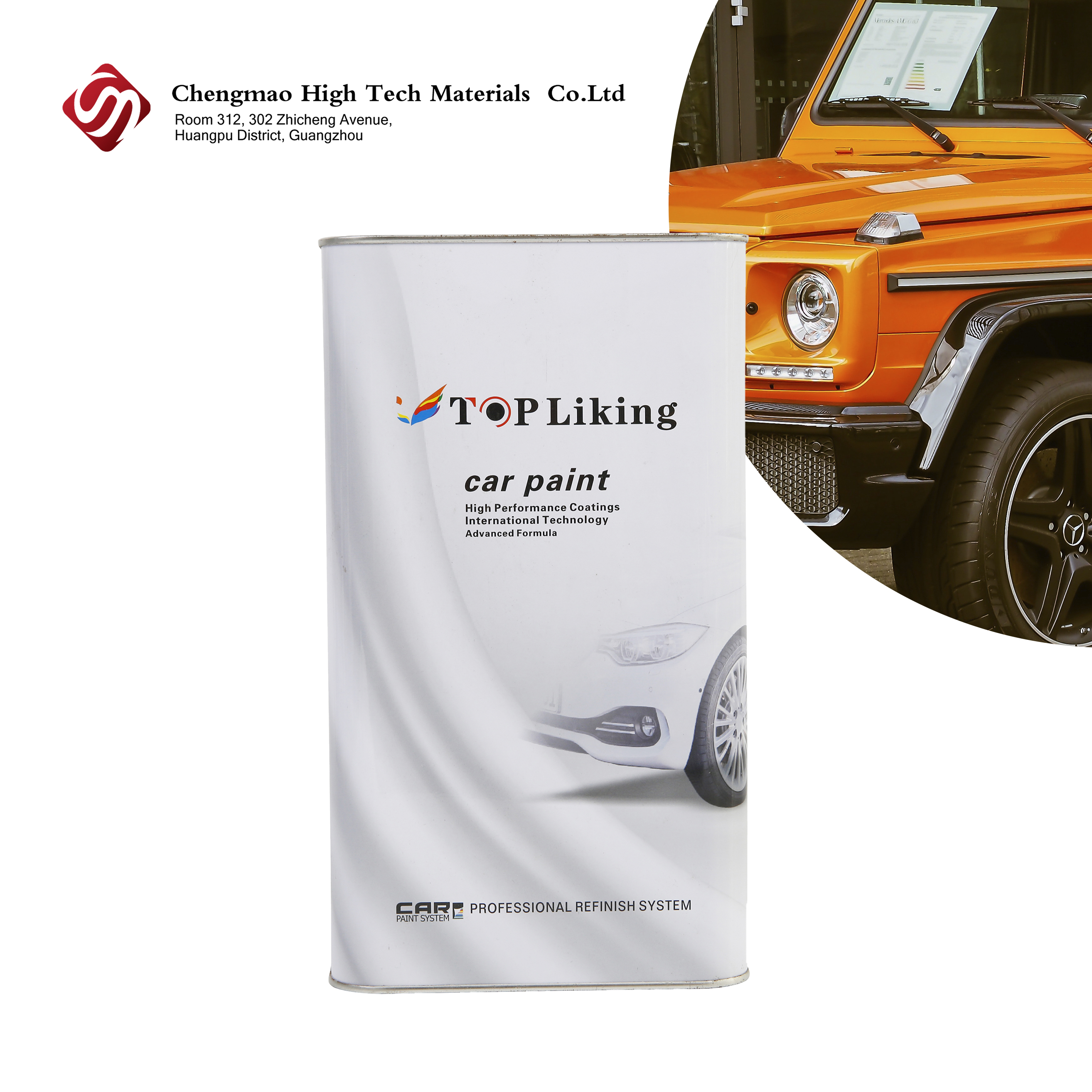 Barniz de perlas blancas / marca topliking / acrílico perlas blancas barniz / clearcoat 1k barniz autopinte automático