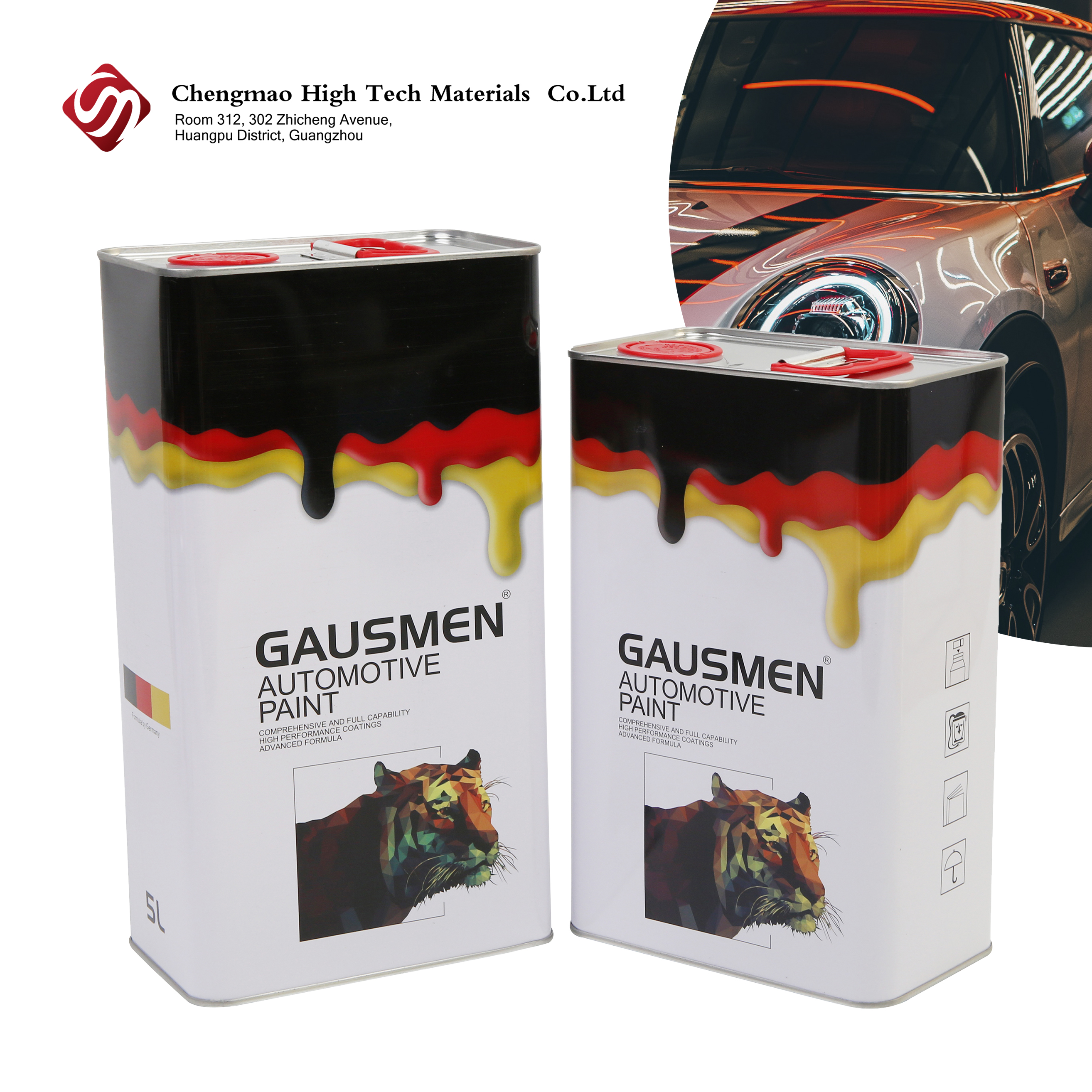 Pintura de automóvil más delgada de la delgada Pintura del delgada Solubilidad fuerte Solubilidad amplia gama de aplicaciones 