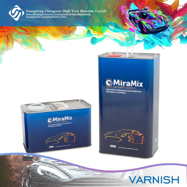 Pintura de automóvil personalizada de China Factory con alta dureza cuenta con ClearCoat 0.5L-5L