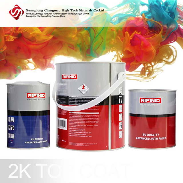 China Reparación de automóviles de fábrica Pintar recubrimiento automotriz de 2k Top -Coat para protección de renovación del cuerpo de automóviles automáticos