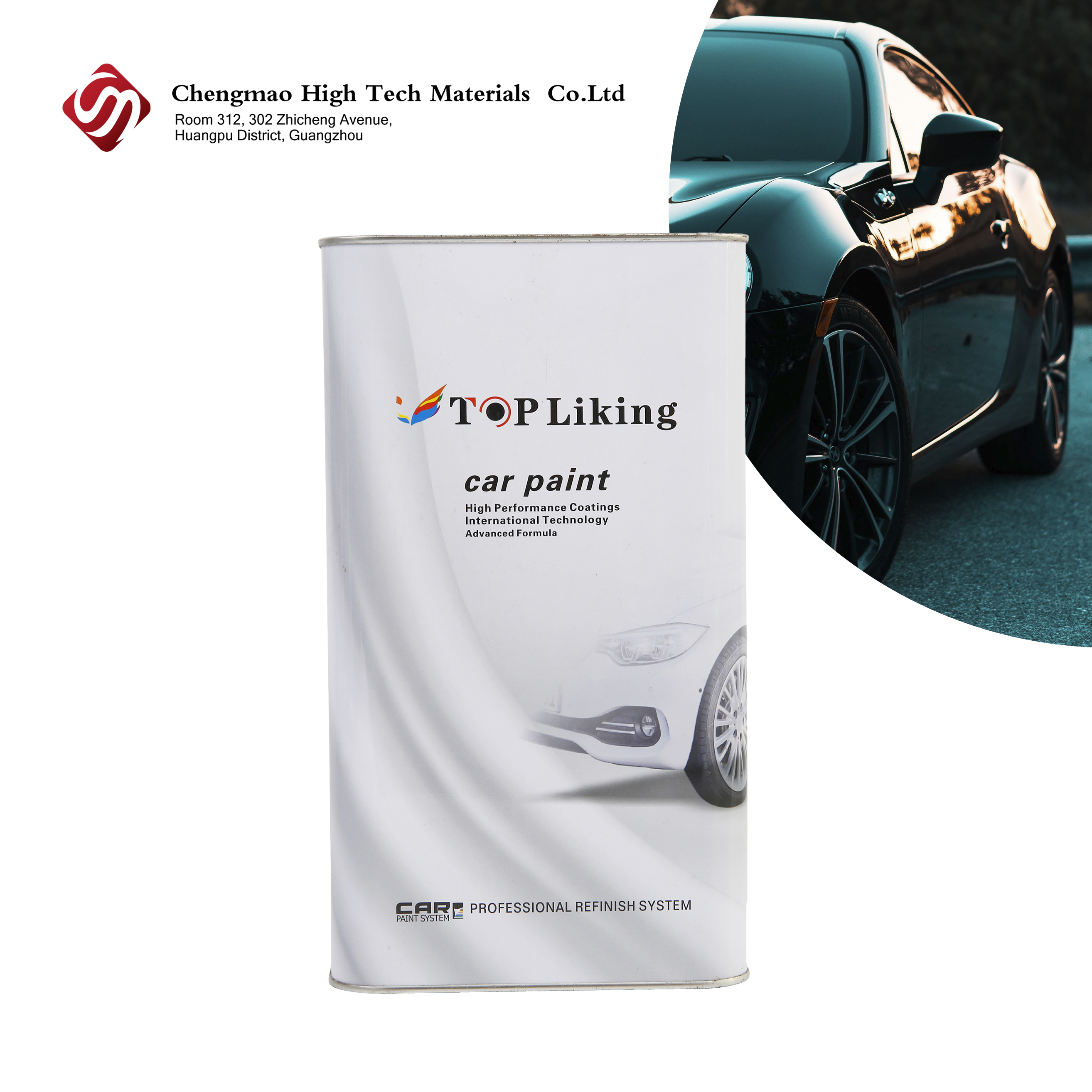 Automotriz de pintura de pintura de pintura de automóvil Automotriz para el recubrimiento de barniz refinamiento del cuerpo del automóvil