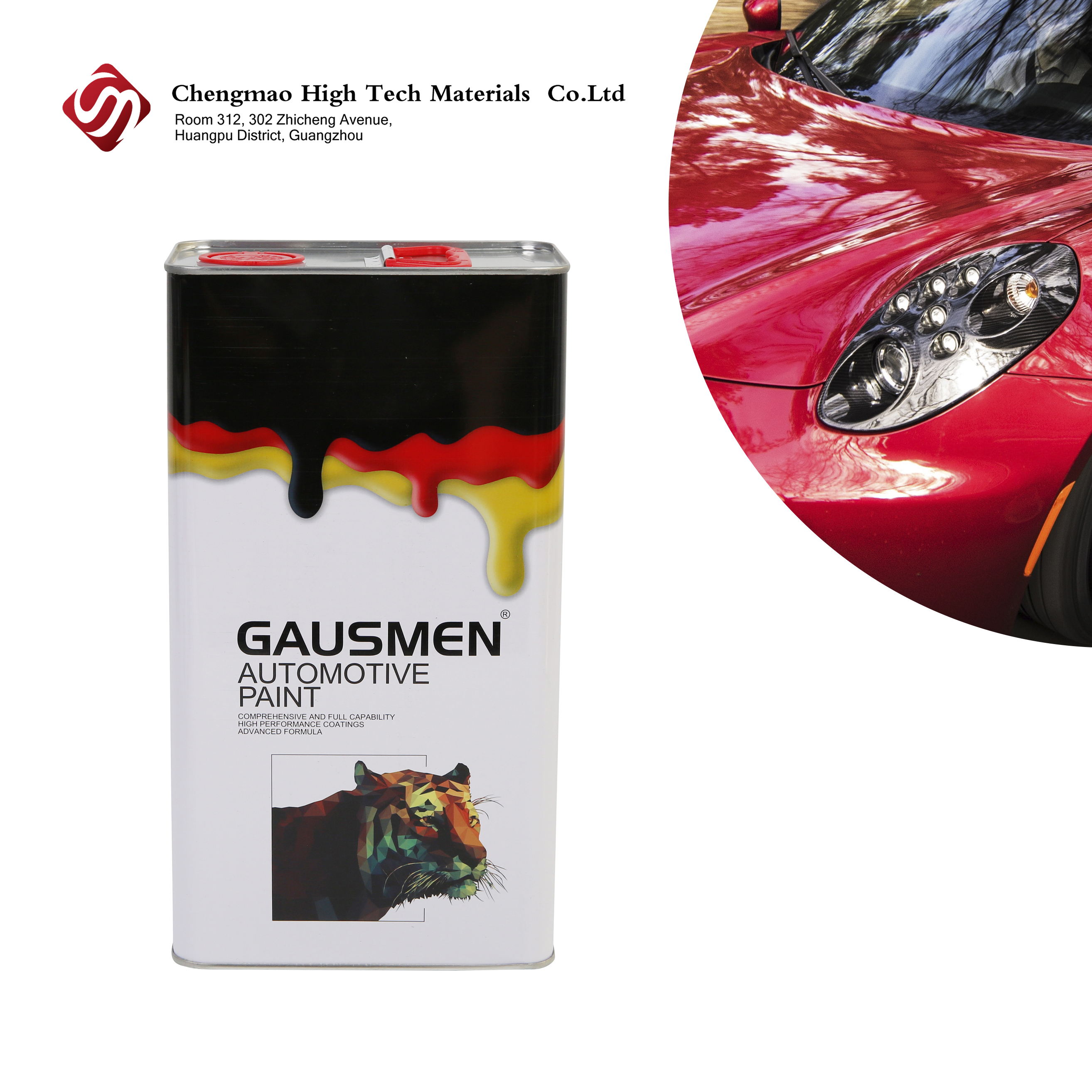 Pintura de automóvil más delgada de la delgada Pintura del delgada Solubilidad fuerte Solubilidad amplia gama de aplicaciones 