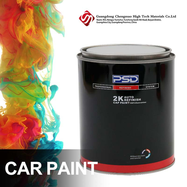 Anti-UV semi poliéster 1K 1k recubrimiento amarillo transparente pintura automotriz metálica